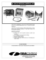 Preview for 1 page of Field Controls 46190700 Manual