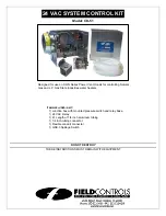 Preview for 1 page of Field Controls 46298500 Manual