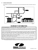 Предварительный просмотр 8 страницы Field Controls 46360900 Manual