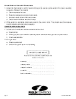 Preview for 4 page of Field Controls 46382500 Manual