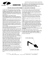 Preview for 1 page of Field Controls AN-134 Replacement Instructions