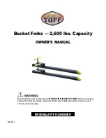 Field Tuff FTF-2600BF Owner'S Manual preview