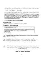 Preview for 2 page of Field Tuff FTF-CBP3PT Owner'S Manual