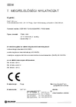 Предварительный просмотр 58 страницы Fieldmann FDLM 1040 Instruction Manual