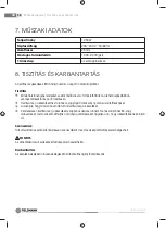 Preview for 58 page of Fieldmann FDPO 201050-E User Manual