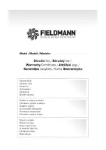 Предварительный просмотр 22 страницы Fieldmann FZD 4007-E User Manual