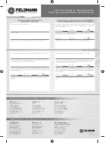 Preview for 101 page of Fieldmann FZD 5010 E User Manual