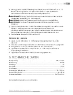 Предварительный просмотр 93 страницы Fieldmann FZG 9001-E Operating Instructions Manual