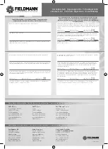 Preview for 101 page of Fieldmann FZN 4000 A User Manual