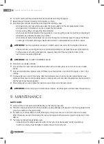 Предварительный просмотр 14 страницы Fieldmann FZR 5114-170 BV Instructions For Use Manual