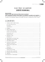 Предварительный просмотр 3 страницы Fieldmann FZV 4010 E User Manual