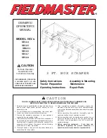 Preview for 1 page of Fieldmaster SBX-4 Owner'S/Operator'S Manual