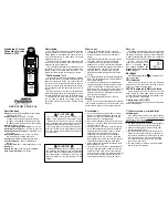 Fieldpiece SCM3 Operator'S Manual preview