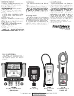 Preview for 2 page of Fieldpiece SRS2C Operator'S Manual