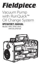 Fieldpiece VP67 Operator'S Manual preview