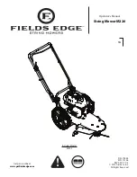 Preview for 1 page of Fields Edge M220 Operator'S Manual