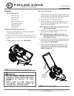 Preview for 8 page of Fields Edge M220 Operator'S Manual