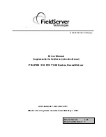 FieldServer FS-8700-112 Manual предпросмотр