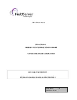 FieldServer FS-8700-130 Driver Manual preview