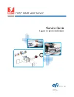 Preview for 1 page of Fiery E100 Color Serve Service Manual