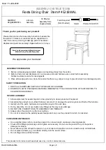 Fiesta 45218WAL Assembly Instructions preview