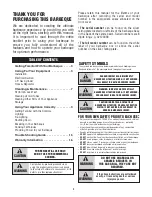 Preview for 2 page of Fiesta Blue Ember Grills FG50069 Assembly Manual And Use And Care