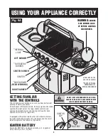 Preview for 9 page of Fiesta Blue Ember Grills FG50069 Assembly Manual And Use And Care