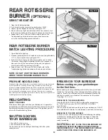 Preview for 12 page of Fiesta Blue Ember Grills FG50069 Assembly Manual And Use And Care