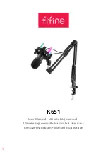 Fifine K651 User Manual preview