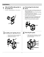 Preview for 5 page of Fifth and Main Lighting HD-1527 Use And Care Manual