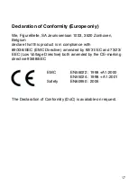 Preview for 17 page of FigureBelle FiguraMax FM600 Product Safety Manual