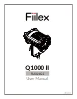 Предварительный просмотр 1 страницы Fiilex Q1000 II User Manual