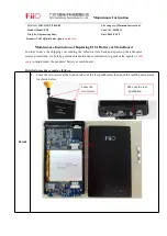 Предварительный просмотр 1 страницы Fiio E18 Maintenance Instruction