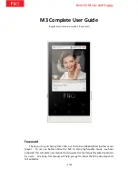 Предварительный просмотр 1 страницы Fiio M3 Complete User Manual