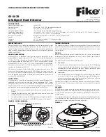 Предварительный просмотр 1 страницы Fike 60-1039 Installation And Maintenance Instructions