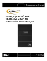 Fike CyberCat 10-064 Programming Manual preview