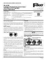 Предварительный просмотр 1 страницы Fike FIK-2351R Installation And Maintenance Instructions