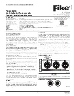 Preview for 1 page of Fike FIK-2351TIR Installation And Maintenance Instructions