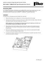 Preview for 1 page of Fike Twinflex pro 505-0006 Installation And Maintenance Instructions