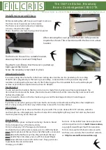 Предварительный просмотр 2 страницы Filcris Zeist Swift Box Instructions For Use