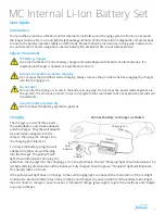 Preview for 3 page of Fillauer Motion Control Internal Li-Ion Battery Set User Manual