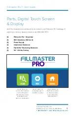 Preview for 5 page of Fillmaster Systems Fillmaster PRO User Manual