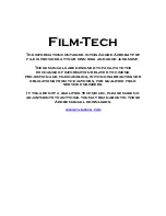 Film-Tech IREM EX-100GM3 Series Installation And Operation Manual preview