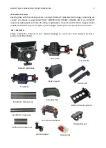 Предварительный просмотр 2 страницы Filmcity BELLY CRUZER DSLR STEADY CAMERA RIG Setup And Operational Manual