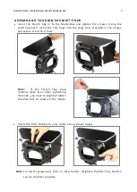 Предварительный просмотр 3 страницы Filmcity BELLY CRUZER DSLR STEADY CAMERA RIG Setup And Operational Manual