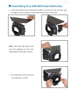 Предварительный просмотр 5 страницы Filmcity FC-A7RS-Kit Instruction Manual