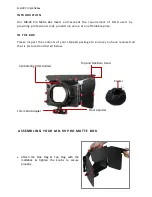 Preview for 2 page of Filmcity Power MB-99 Pro Mattebox Instruction Manual