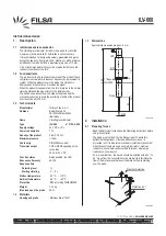 Предварительный просмотр 3 страницы Filsa ILV-660 Operating Instructions