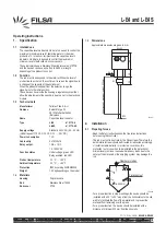 Preview for 3 page of Filsa L-E4 Operating Instructions