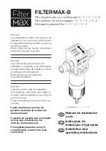 FILTERMAX FM-B Series Installation And Operating Instructions Manual предпросмотр